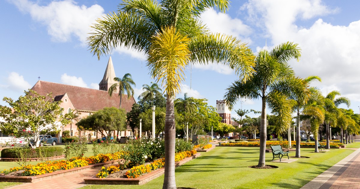 Well maintained gardens for Bundaberg