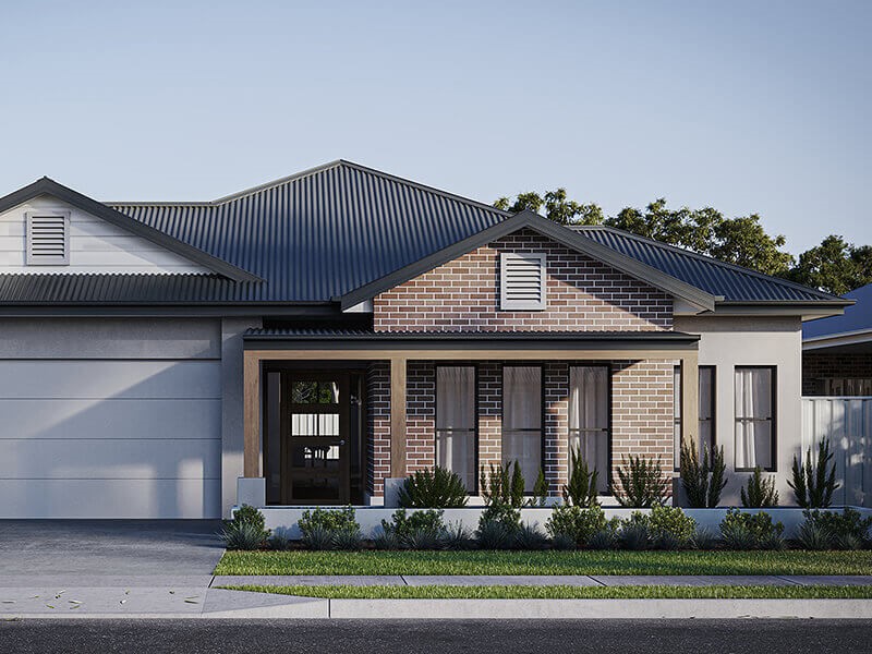 Single-storey house plan designed by CRJ Designer Homes