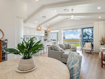 Coastal beach home house plan example